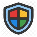 Bouclier Antivirus Protection Icône