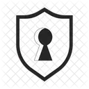 Bouclier Trou De Serrure Securite Icône