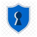 Bouclier Trou De Serrure Securite Icône
