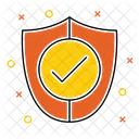 Securite Bouclier Accepter Icône