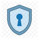 Bouclier Trou De Serrure Bouclier De Securite Bouclier De Protection Icon