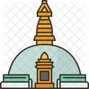 Bodnath-Tempel  Symbol