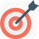 Bullseye Jeu De Flechettes Mise Au Point Icon