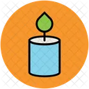 Bougie Bruler Decoration Icon