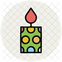 Bougie Bruler Decoration Icon