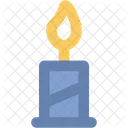 Bougie Bruler Decoration Icon