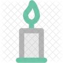 Bougie Bruler Decoration Icon