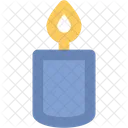 Bougie Bruler Decoration Icon