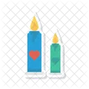 Bougie Memorial Flamme Icon