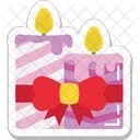 Bougie Bruler Decoration Icon