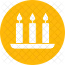 Celebration Decoration Bougie Icon