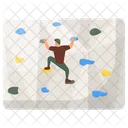 Rock Climbing Mountain Climbing Mountaineering Icon