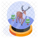 Neige Globe Noel Icon