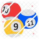Boules de billard  Icône