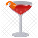 Boulevardier Cocktail Cocktail Rum Punch Icon