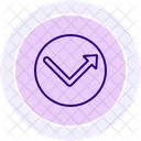 Bounce Arrow Color Circle Icon Icon
