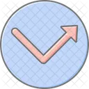 Bounce Arrow Lineal Color Icon Icon