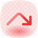 Bounce Down Arrow Icon