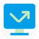Bounce Rate Statistic Website Icon