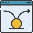 Bounce Rate  Icon