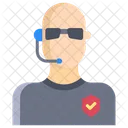 Bouncers Avatar Security Guard Icon