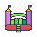 Bouncy Castle Play Game Icon