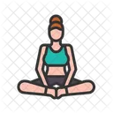 Bound Angle Pose Character Young Icon