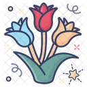Bouquet Roses Spring Flower Icon