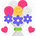 Bouquet Flower Decoration Icon