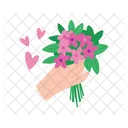 Flower Bouquet Love Icon