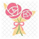 Bouquet Roses Icon