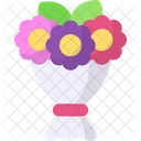 Bouquet Flowers Blooms Icon
