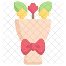 Bouquet Flowers  Icon