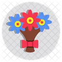 Bouquet Flower Bunch Nosegay Icon