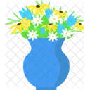 Bouquet in vase  Icon
