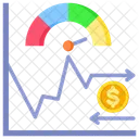 Bourse Marche Indicateur Icône