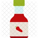 Sauce Bouteille Ketchup Icône