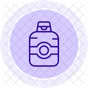 Bouteille De Shampoing Icone Cercle De Couleur Icon