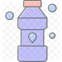 Bouteille Goutte Eau Icone Couleur Lineaire Icon