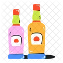 Bouteilles de bière  Icône