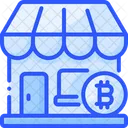 Bitcoin Blockchain Crypto Monnaie Icon