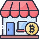 Bitcoin Blockchain Crypto Monnaie Icon