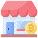 Bitcoin Blockchain Crypto Monnaie Icon