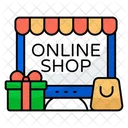 Boutique En Ligne Boutique En Ligne Commerce Electronique Icône