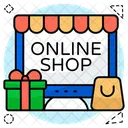 Boutique En Ligne Boutique En Ligne Commerce Electronique Icône