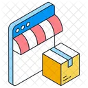 En Ligne Service Entreprise Icône