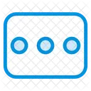 Bouton Menu Controle Icon