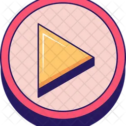 Bouton jouer Logo Icône