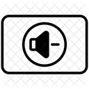 Bouton De Reduction Du Volume Icône