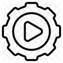 Bouton jouer  Icône